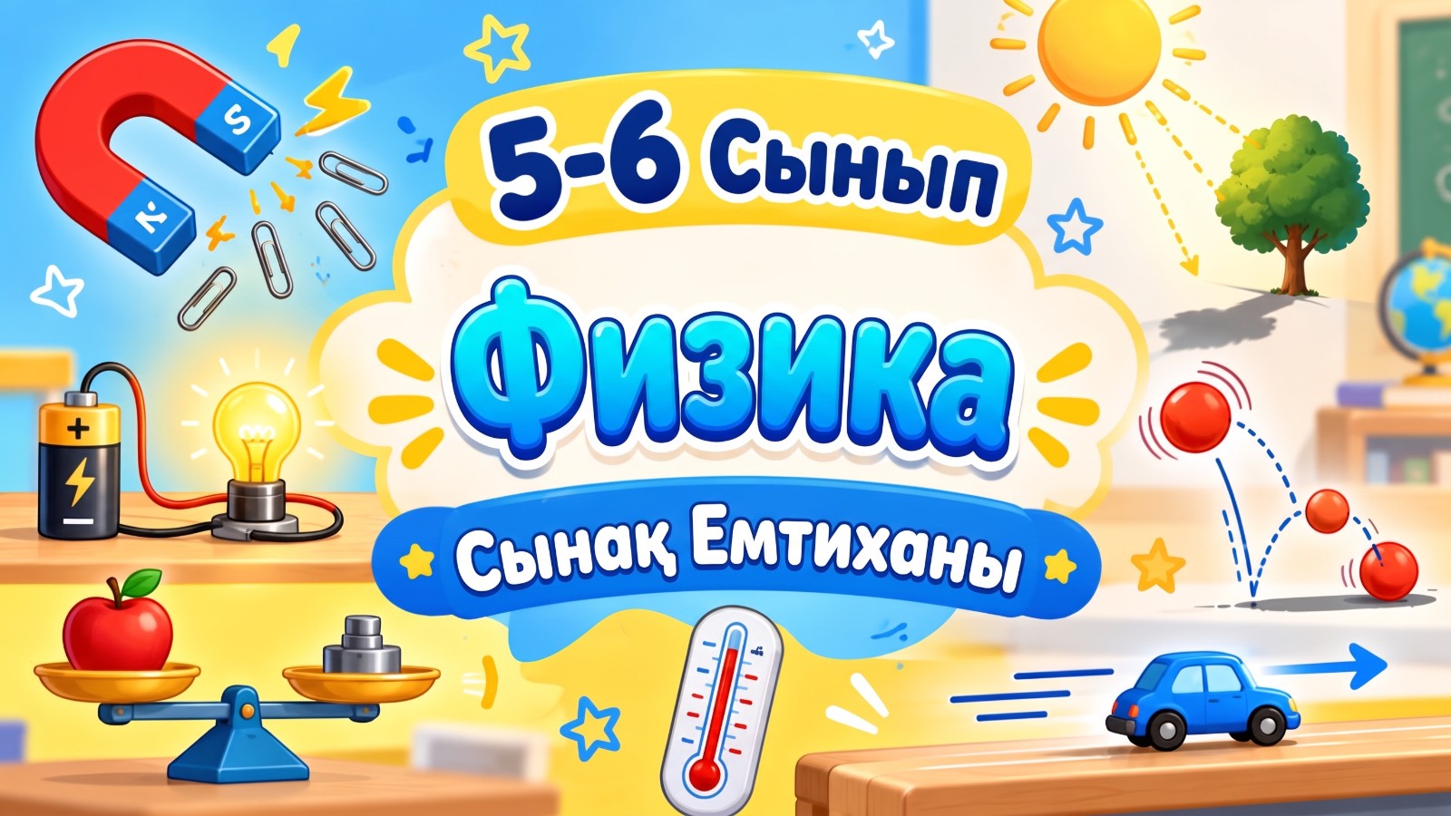 2-санат Физика Сынақ 1