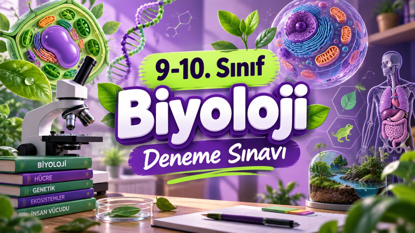 Kategori 4 Biyoloji Deneme 1