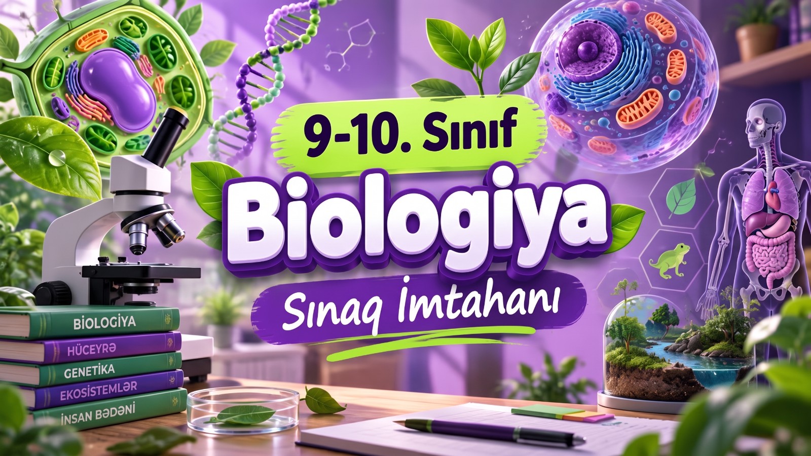 Kateqoriya 4 Biologiya Sınaq İmtahanı 1