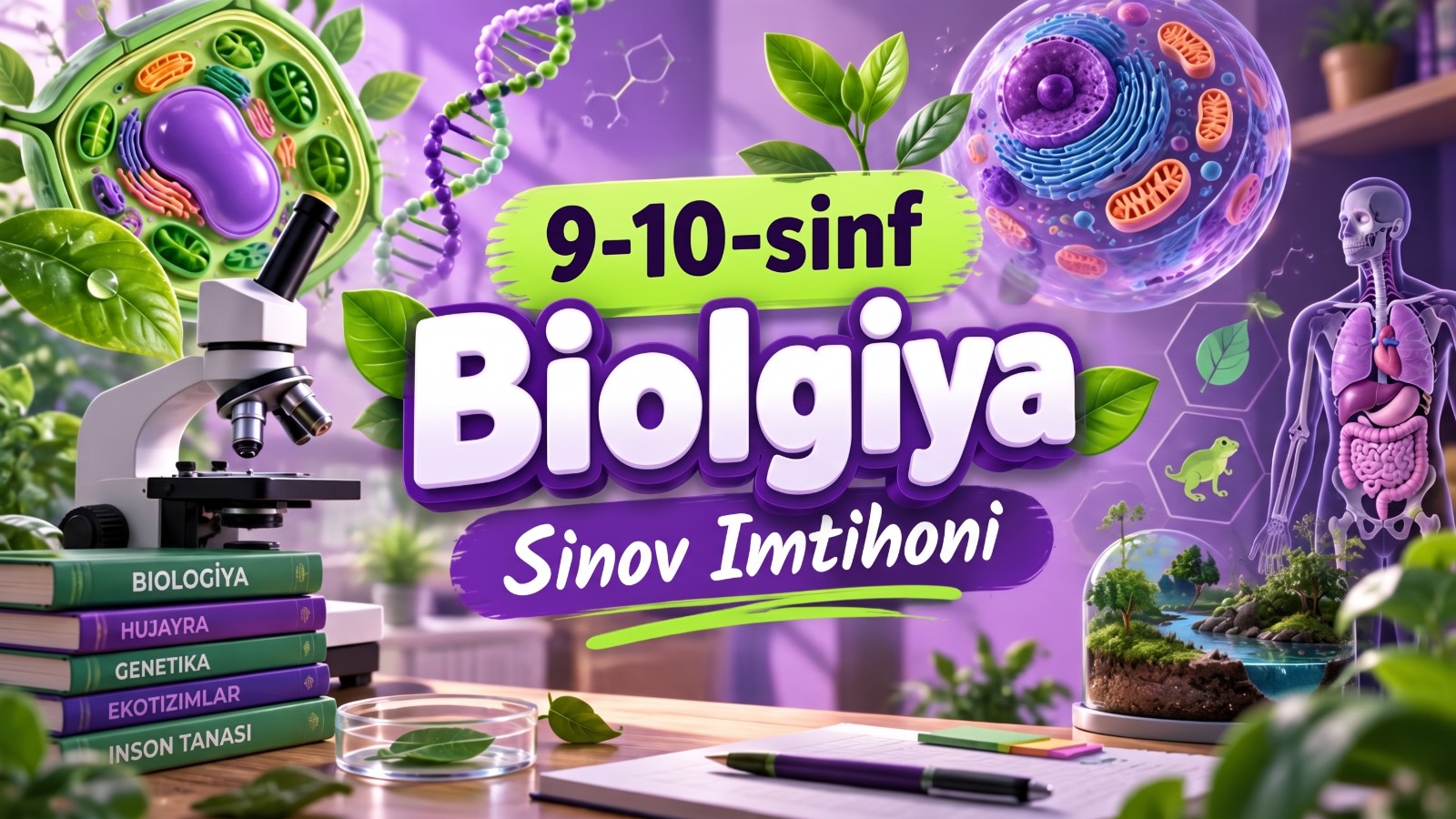 4-toifa Biologiya Sinov Imtihoni 1