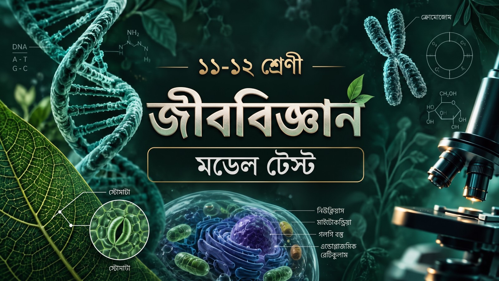 বিভাগ 5 জীববিজ্ঞান মক পরীক্ষা 1