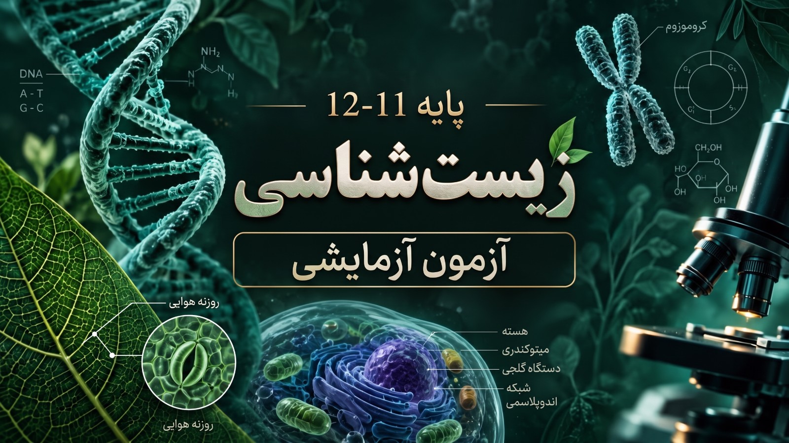 رده ۵ آزمون آزمایشی زیست‌شناسی ۱
