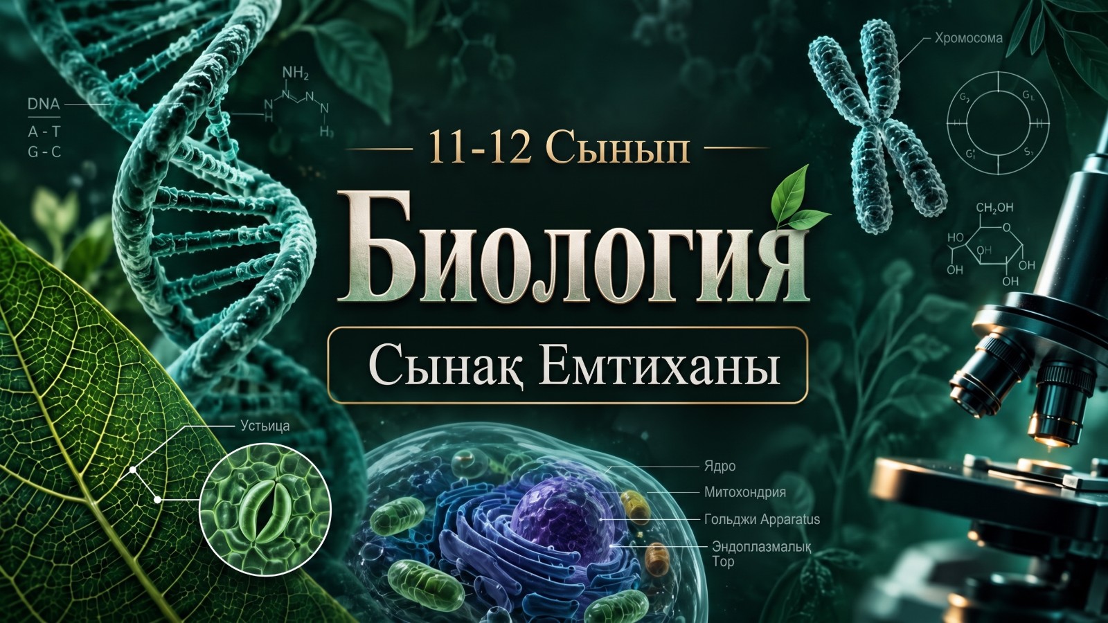 5-санат Биология Сынақ Имтиханы 1
