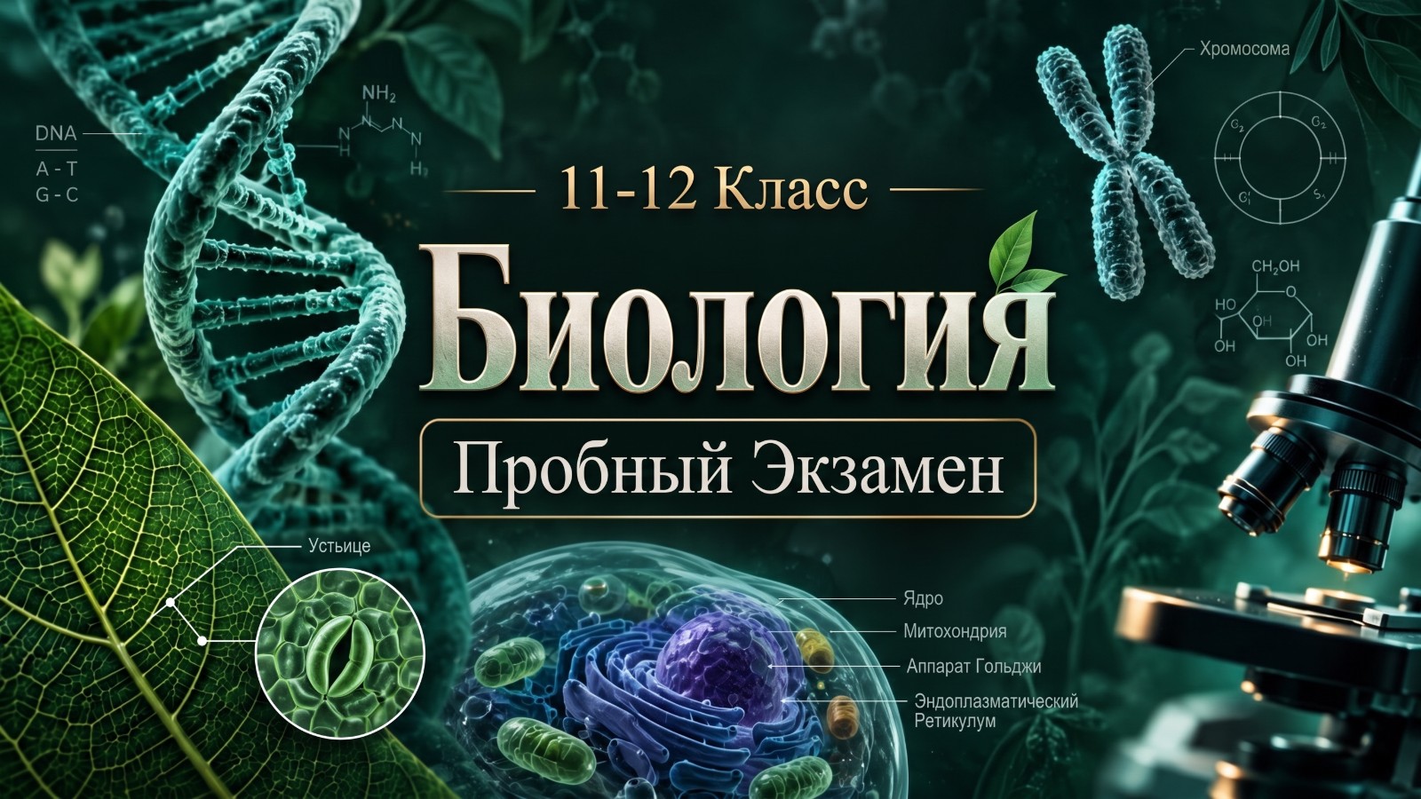 Категория 5 Биология Пробный Экзамен 1