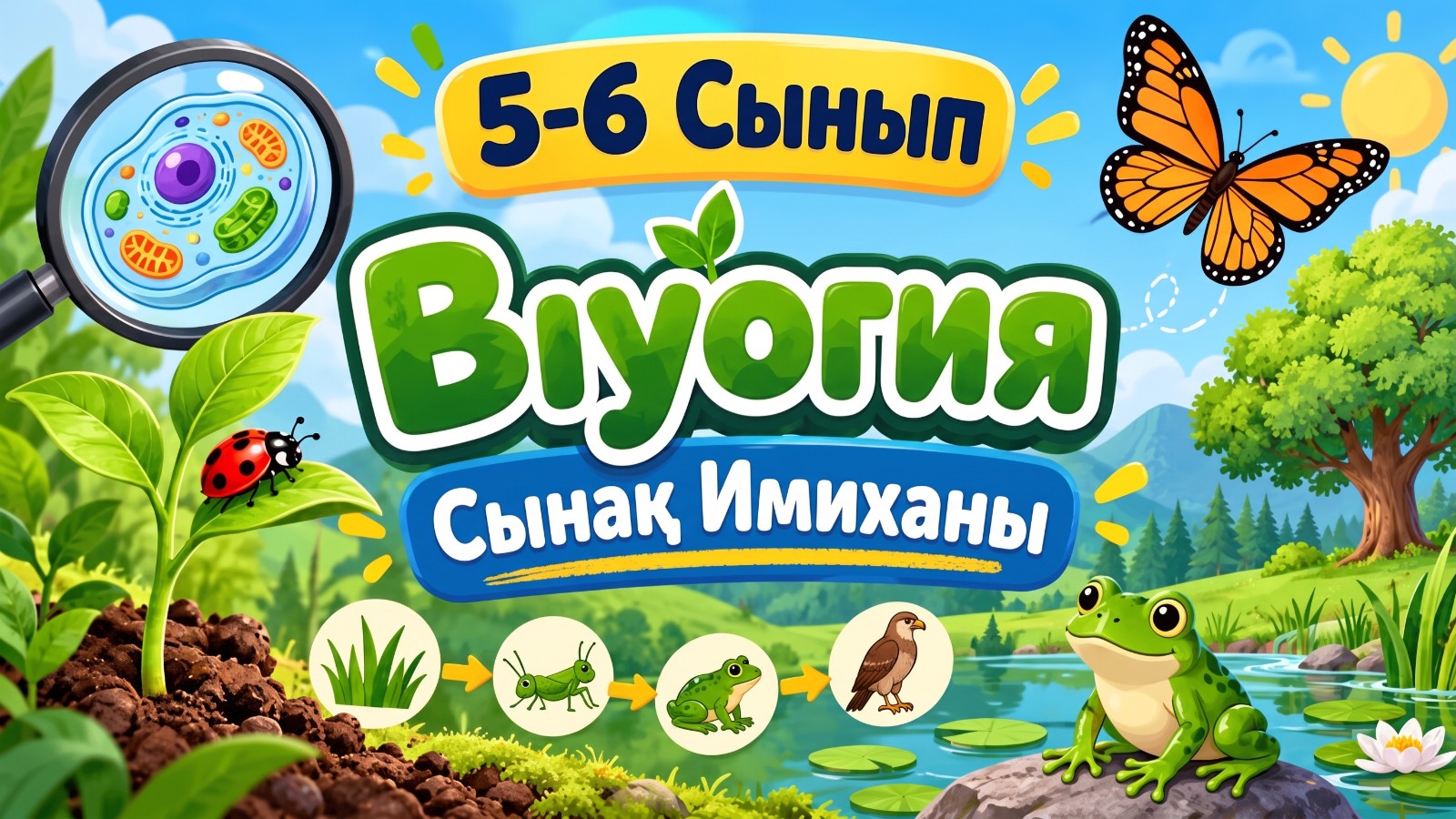 2-санат Биология Сынақ Иімтиханы 1